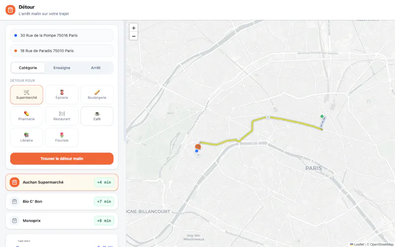 Détour screenshot 3