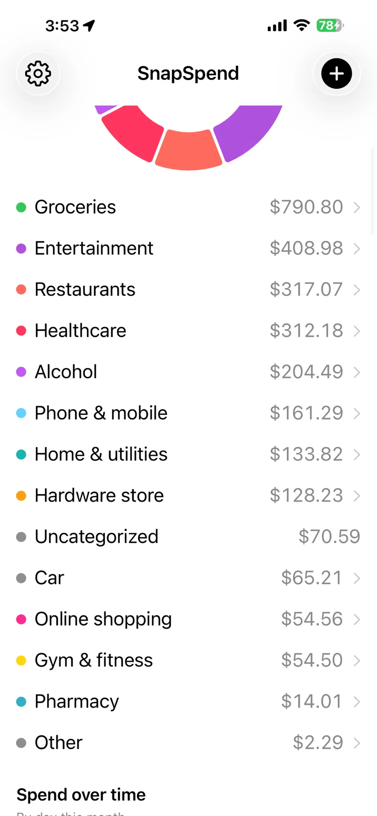 SnapSpend gallery image