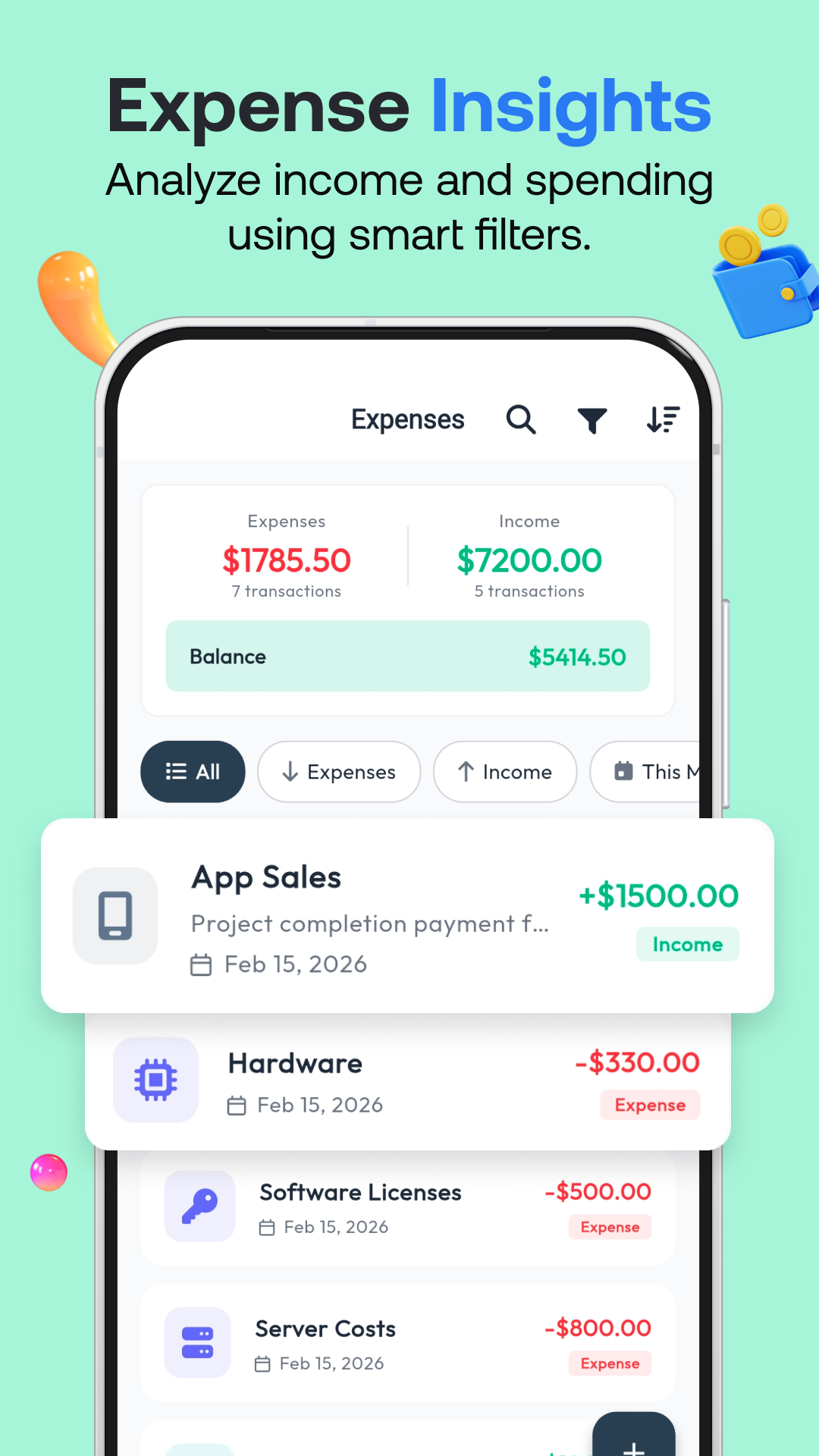 ExpenseNest - Screenshot 3 showing product features and functionality