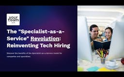 The "Specialist as a Service Revolution" media 1