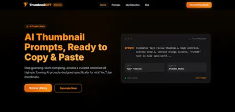 ThumbnailGPT Prompts gallery image