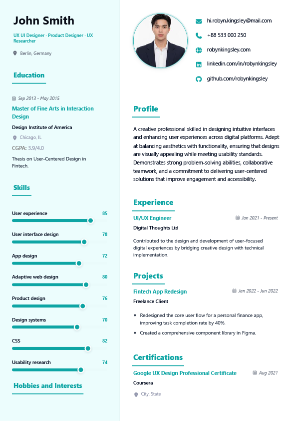 Free Resume Builder by Utilifyzone