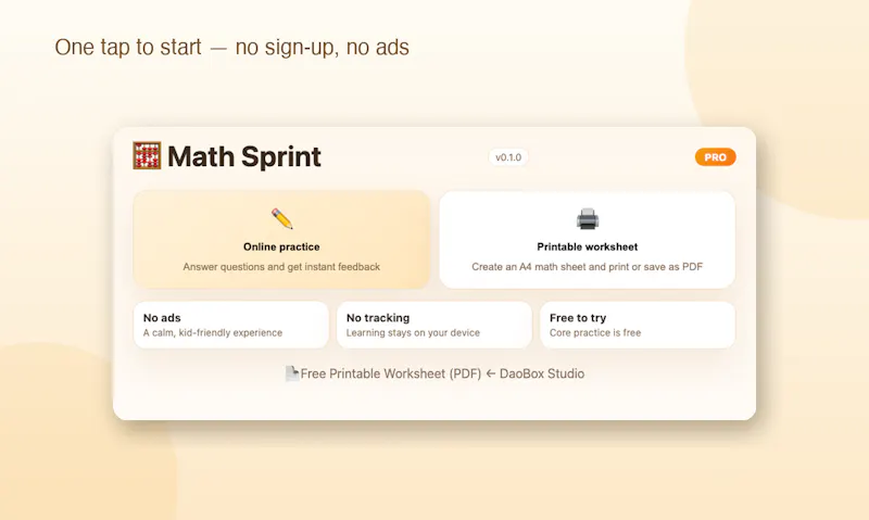 Math Sprint screenshot 4
