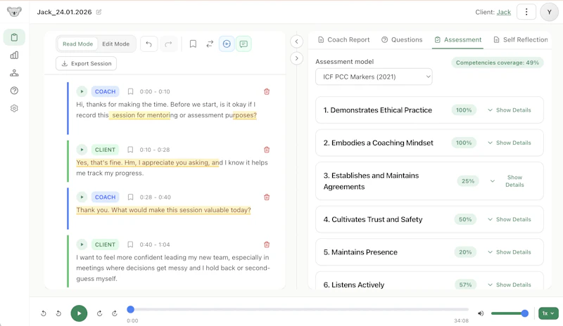 CoalaCoaching screenshot 2