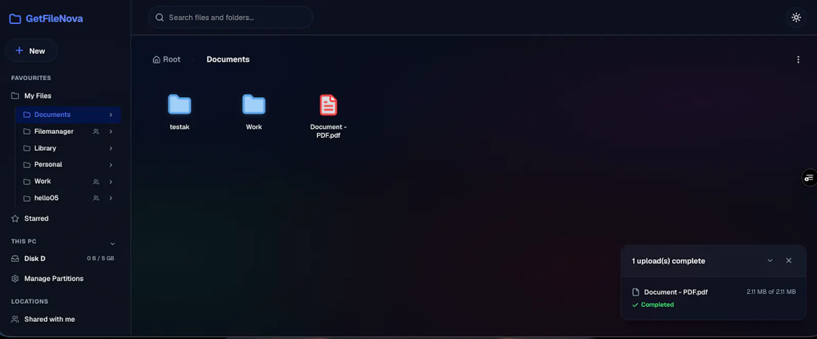 GetFileNova screenshot 3
