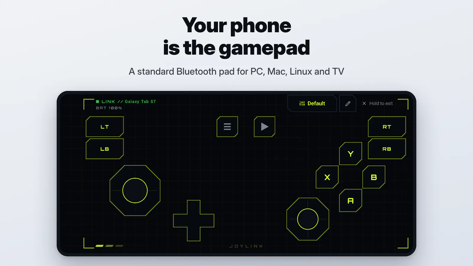 JoyLink: Phone as Gamepad screenshot 1