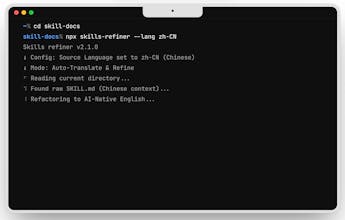 AI Agent Skills Refiner gallery image