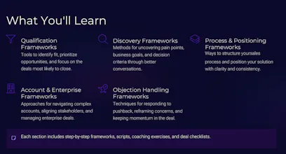 Sales Frameworks Bible gallery image