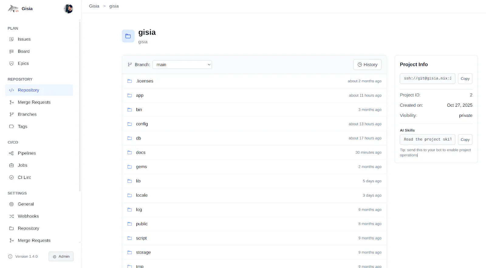 Gisia screenshot 3