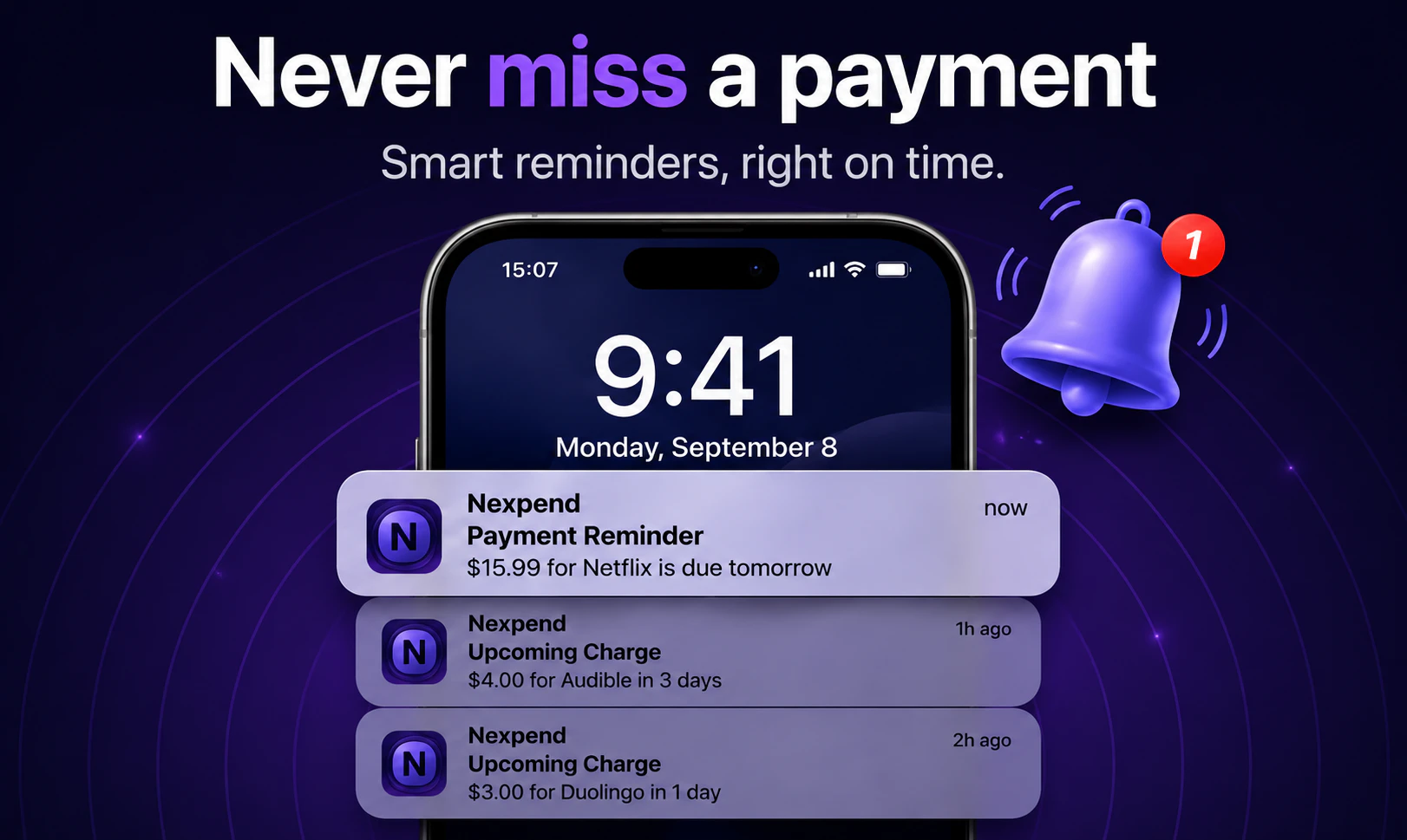 Nexpend - Subscription Tracker screenshot 3