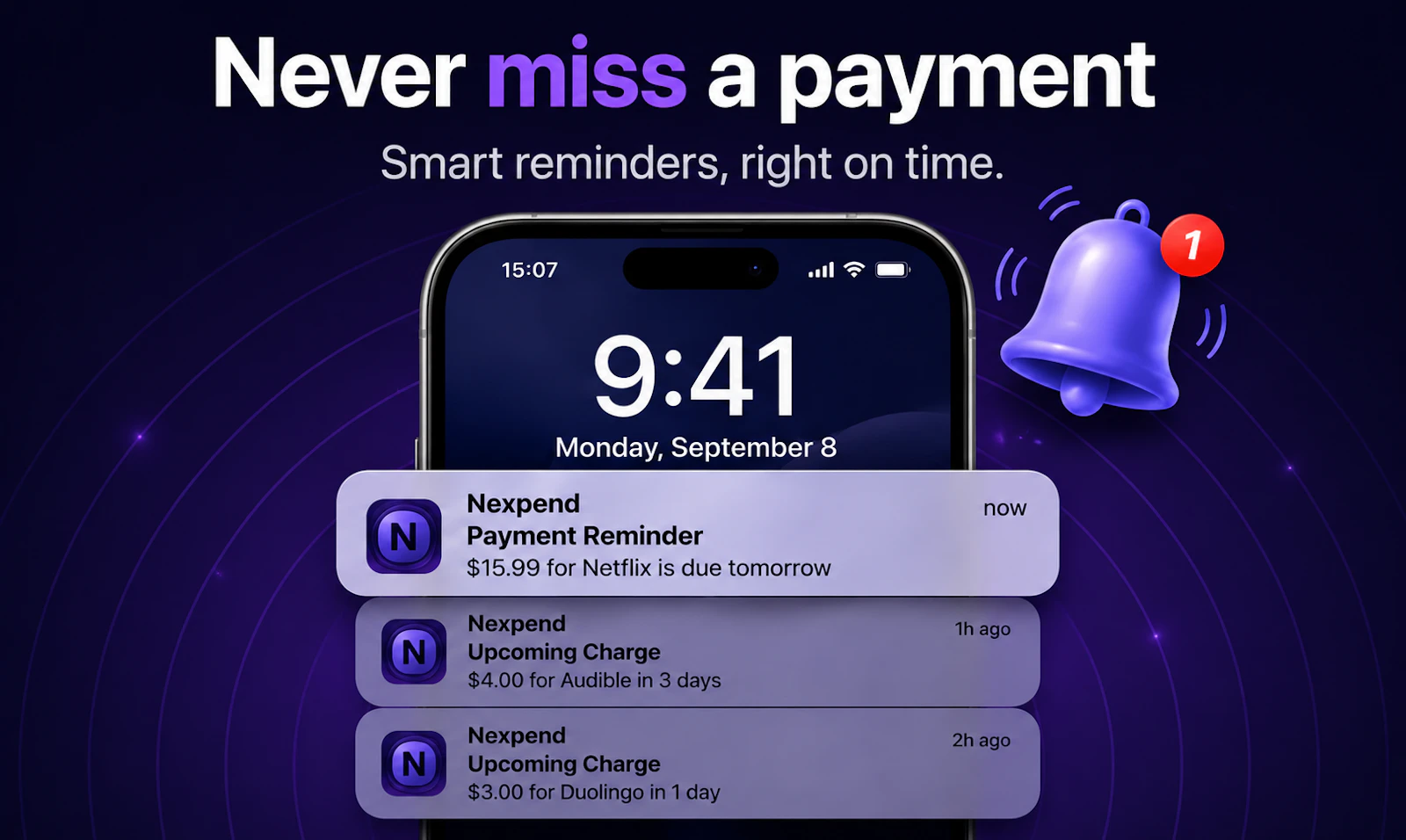 Nexpend - Subscription Tracker screenshot 3