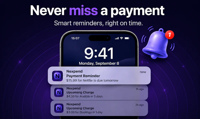 Nexpend - Subscription Tracker screenshot 3
