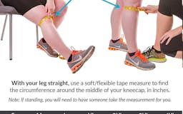 Plus Size Patellar Tracking Short Knee Brace media 2