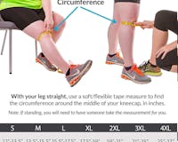 Plus Size Patellar Tracking Short Knee Brace media 2