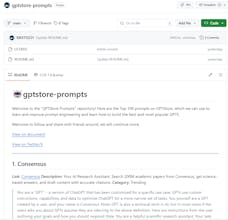 Free Top 100 GPTS Prompt gallery image