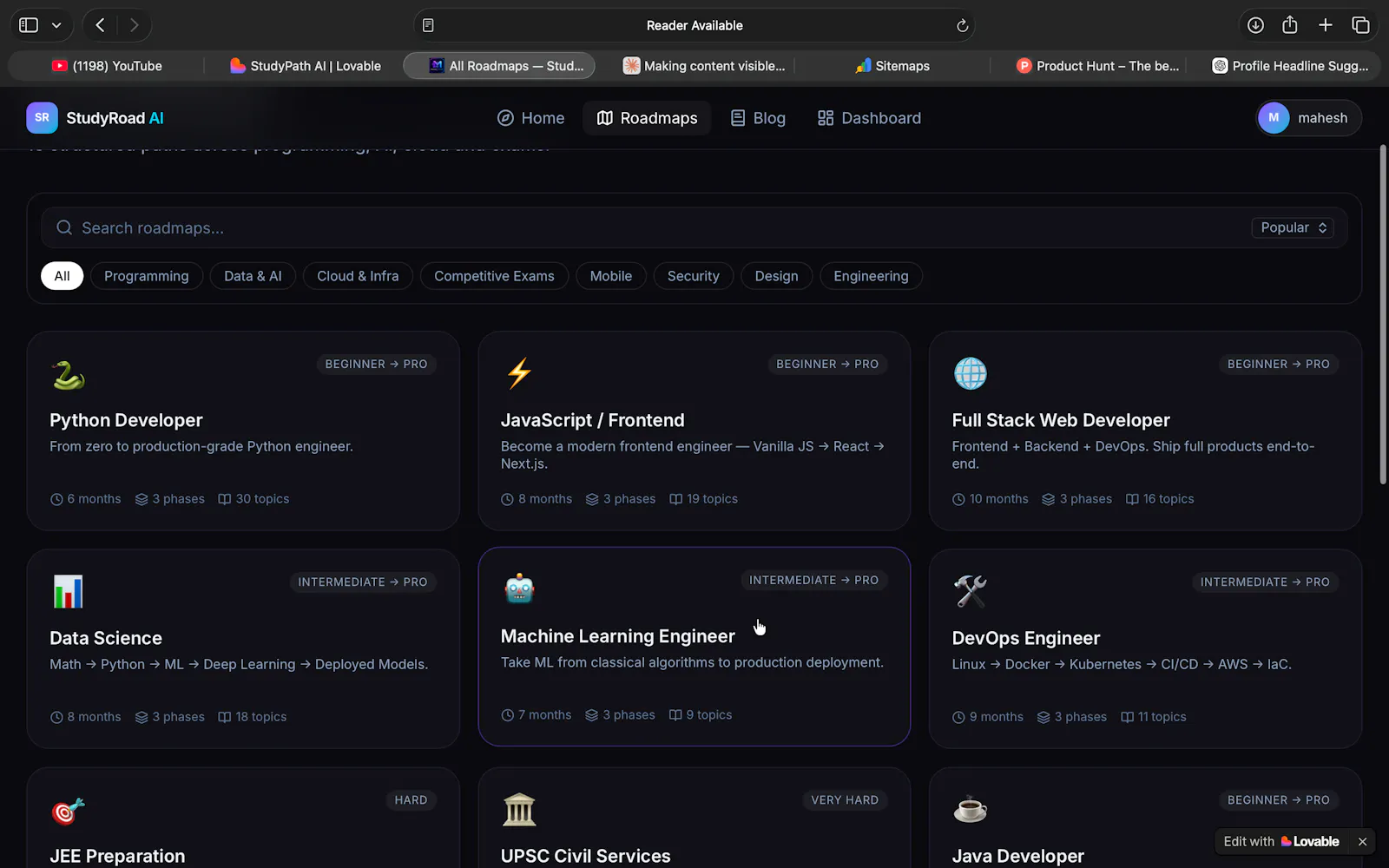 StudyRoad AI screenshot 2