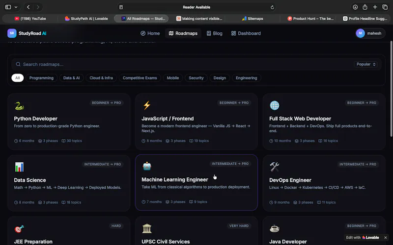 StudyRoad AI screenshot 2