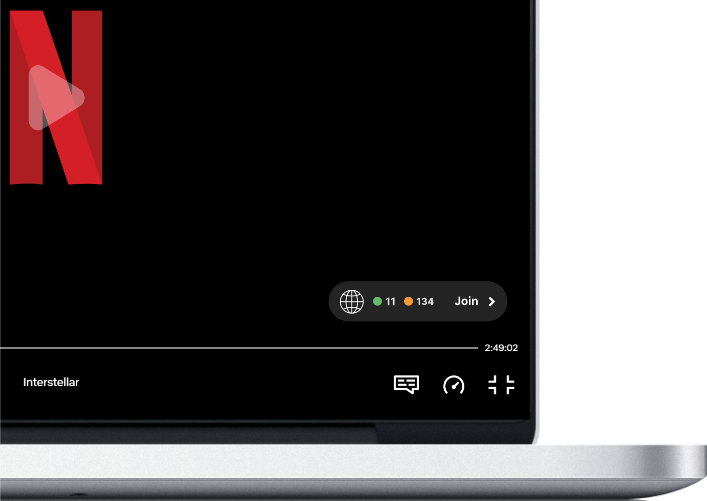 Extensão dos companheiros de navegação - Netflix media 3