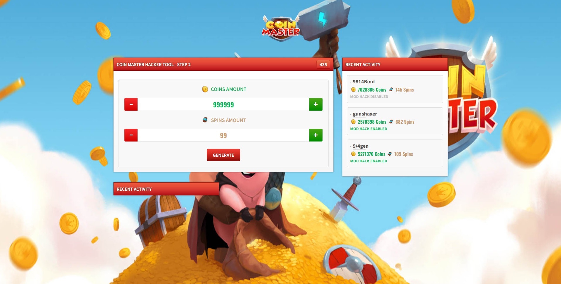 Coin Master Free Spins Generator Hack media 2