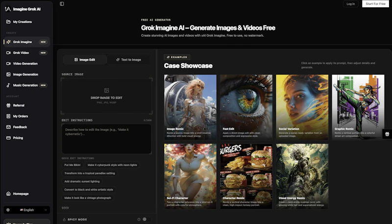 imaginegrokAI screenshot 1