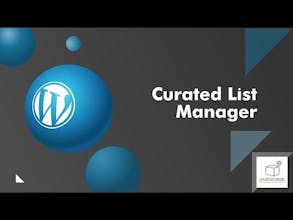 WordPress Curated Lists Manager gallery image