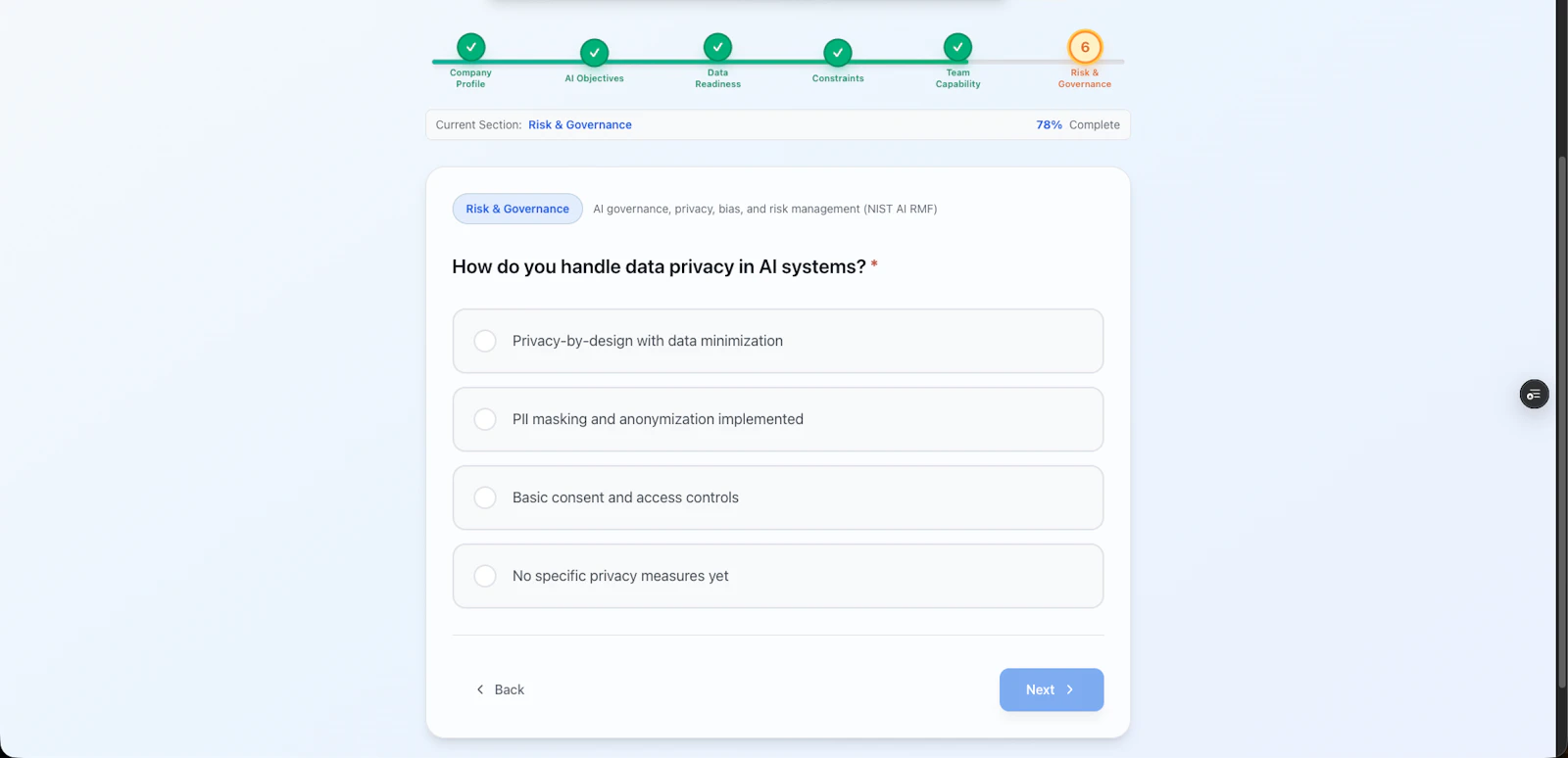AI Readiness Audit screenshot 3