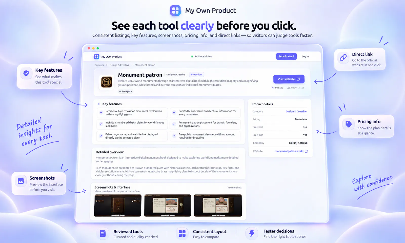 My Own Product screenshot 2