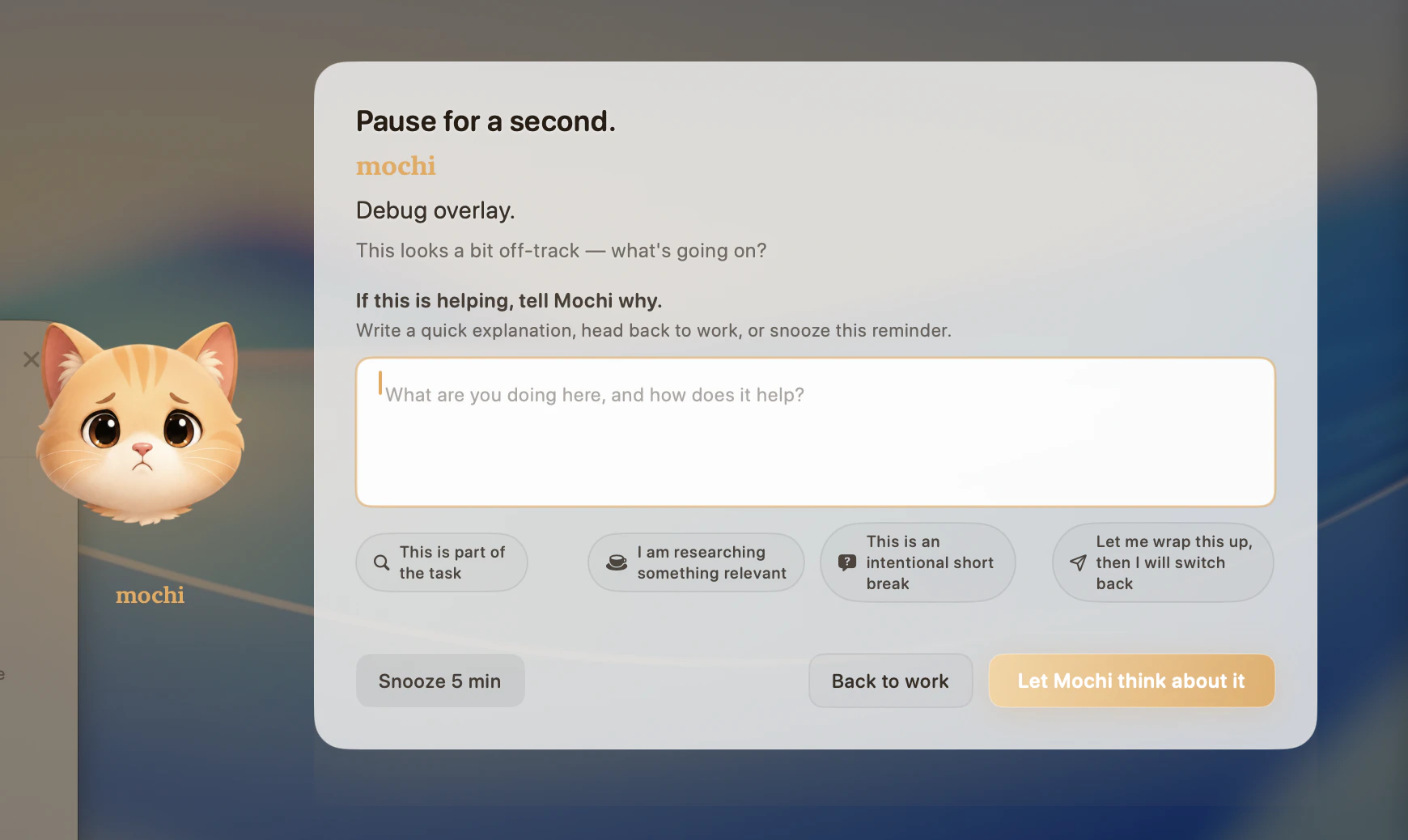 AccountyCat screenshot 2