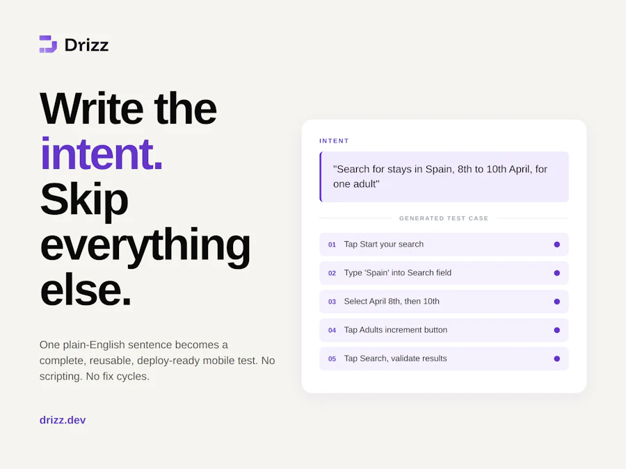 Drizz screenshot 2