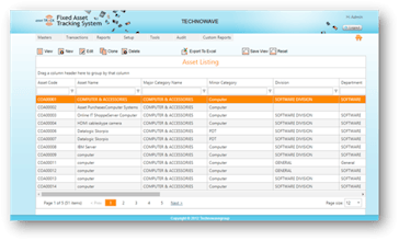easyTRACK Asset management software gallery image