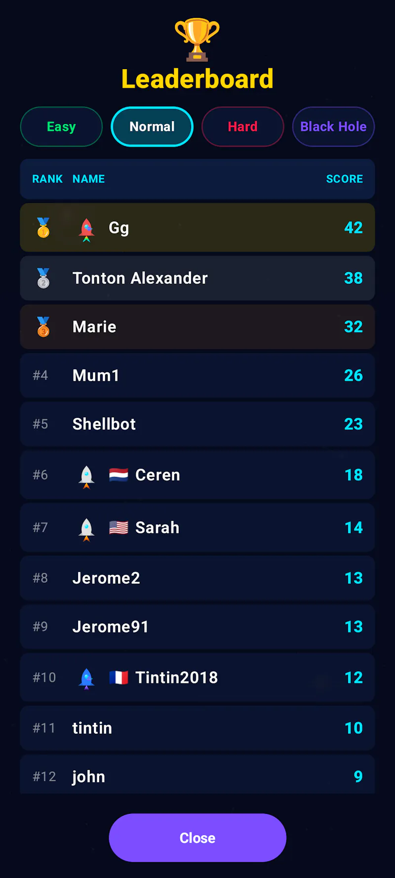 Lucien's Times Tables screenshot 3