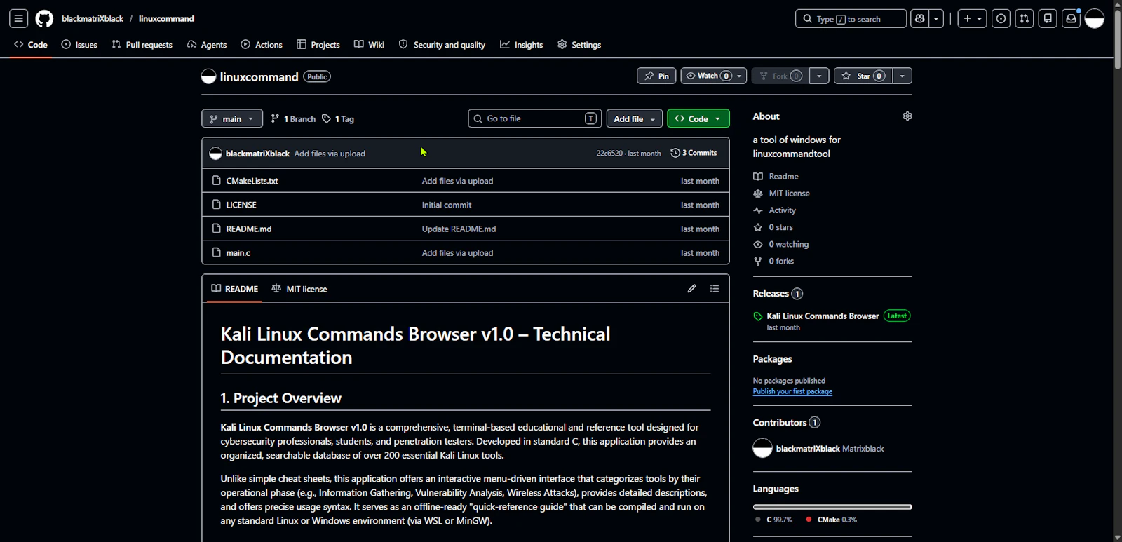 linuxcommand screenshot 1