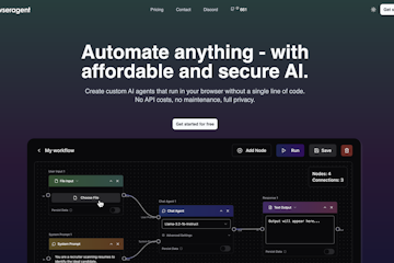 Screenshot of BrowserAgent
