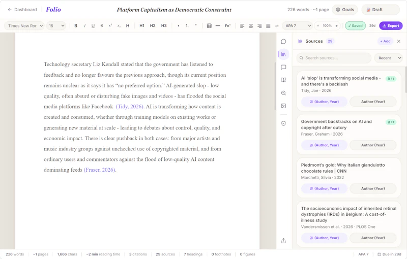 Folio screenshot 6