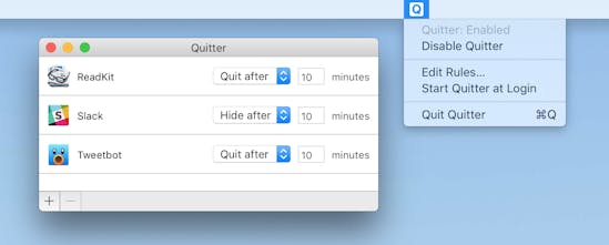 Quitter Mac Os App