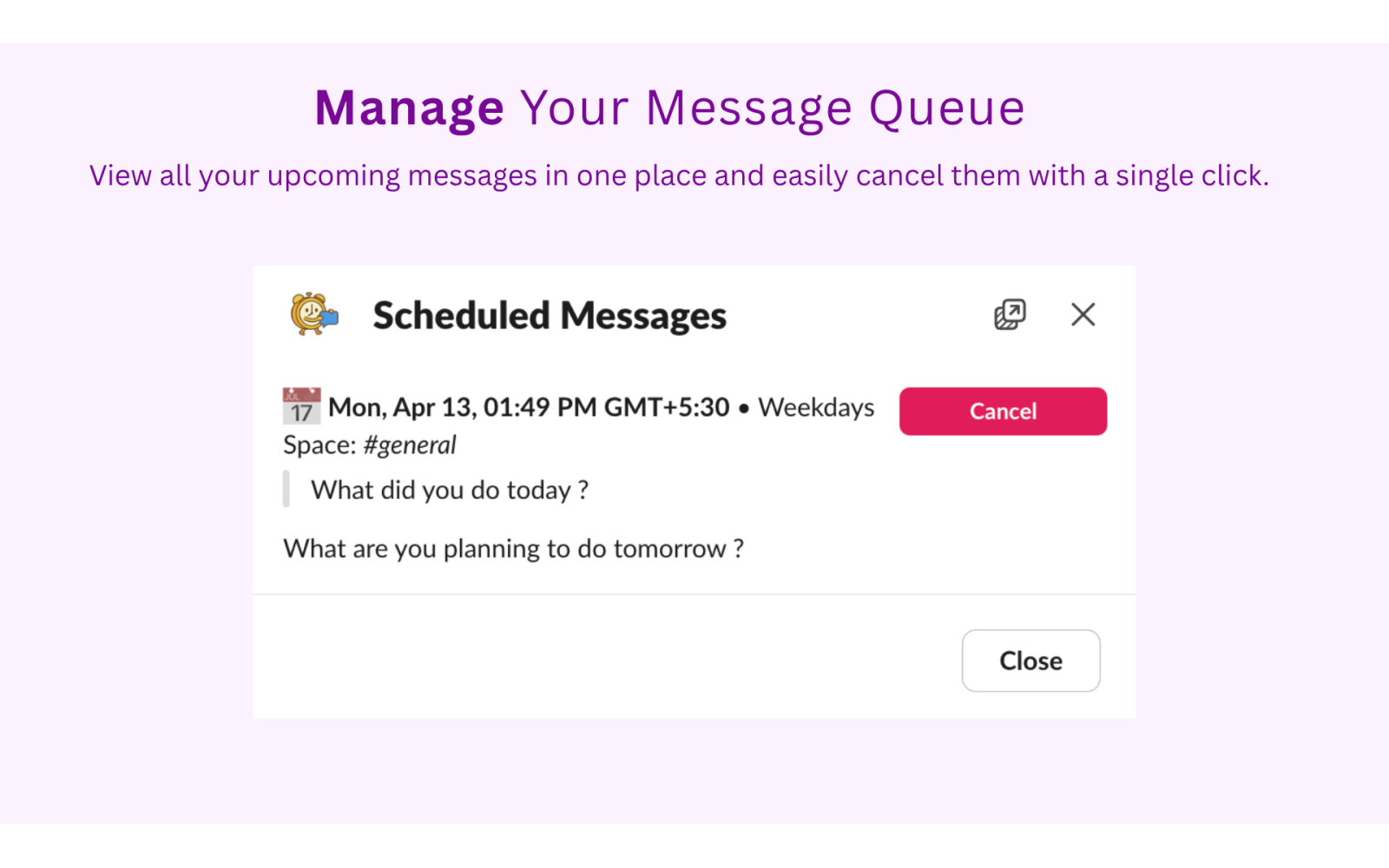 Schedule Message gallery image