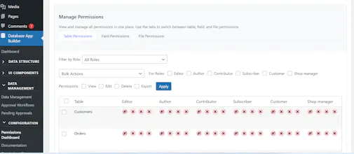 WP Application Builder gallery image