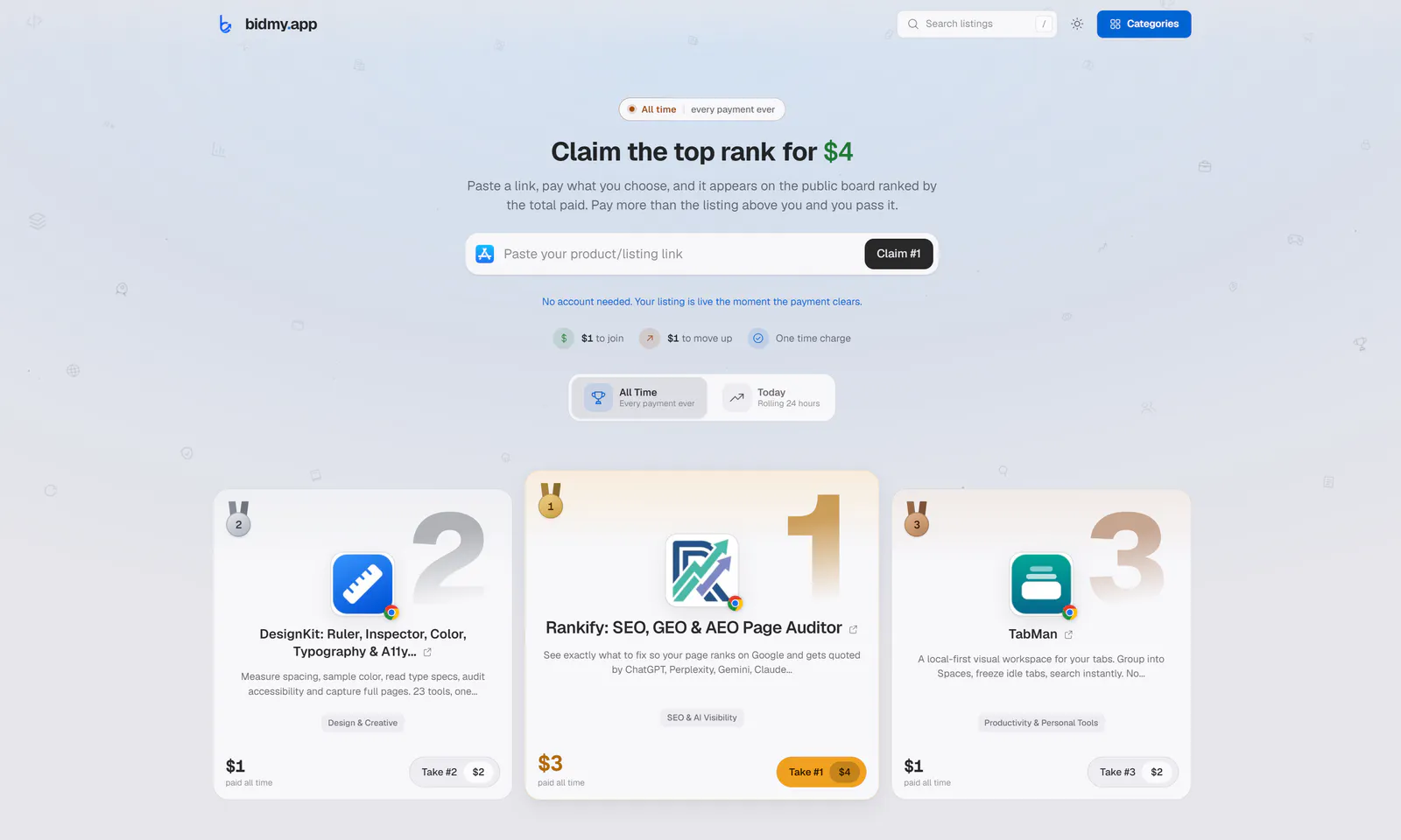 bidmy.app screenshot