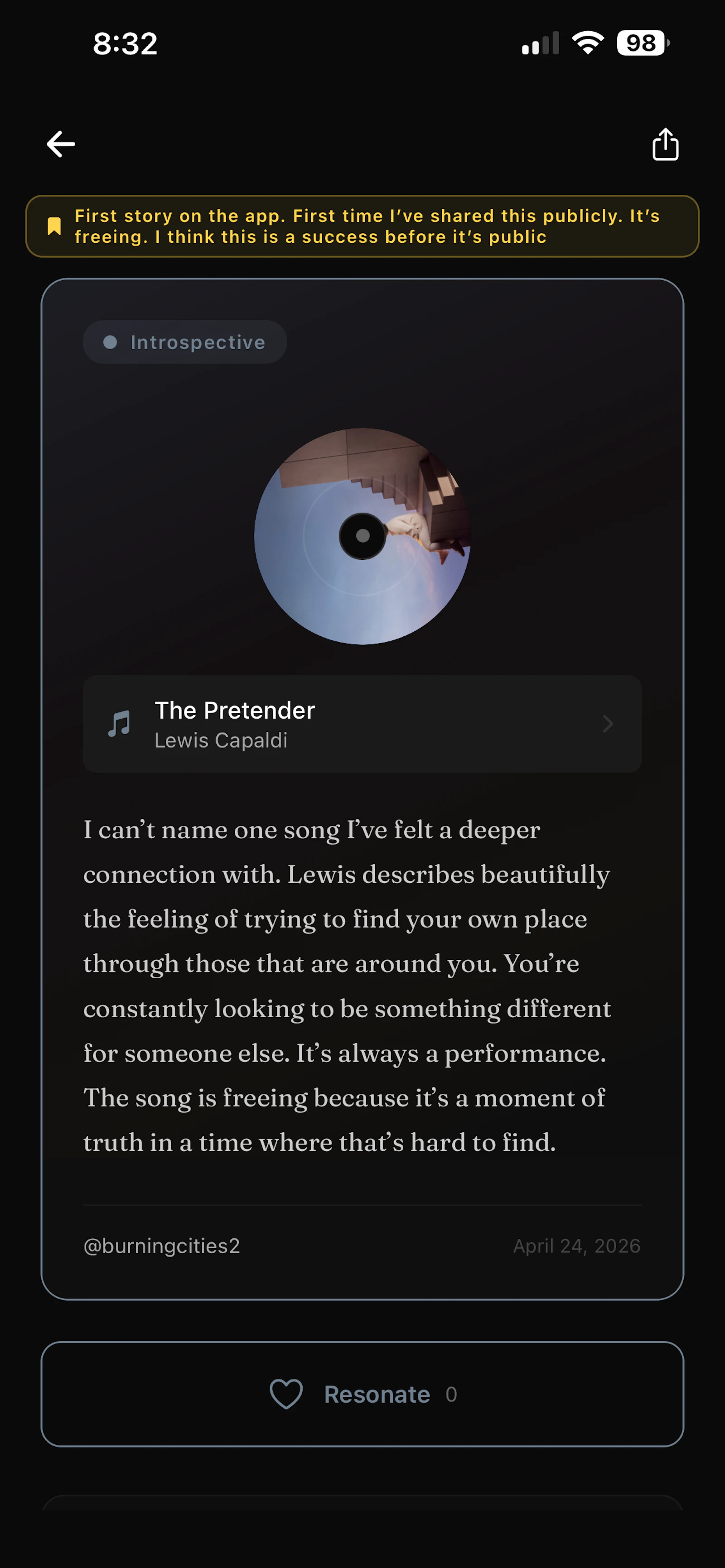 Musaic - musical connections.  screenshot 1