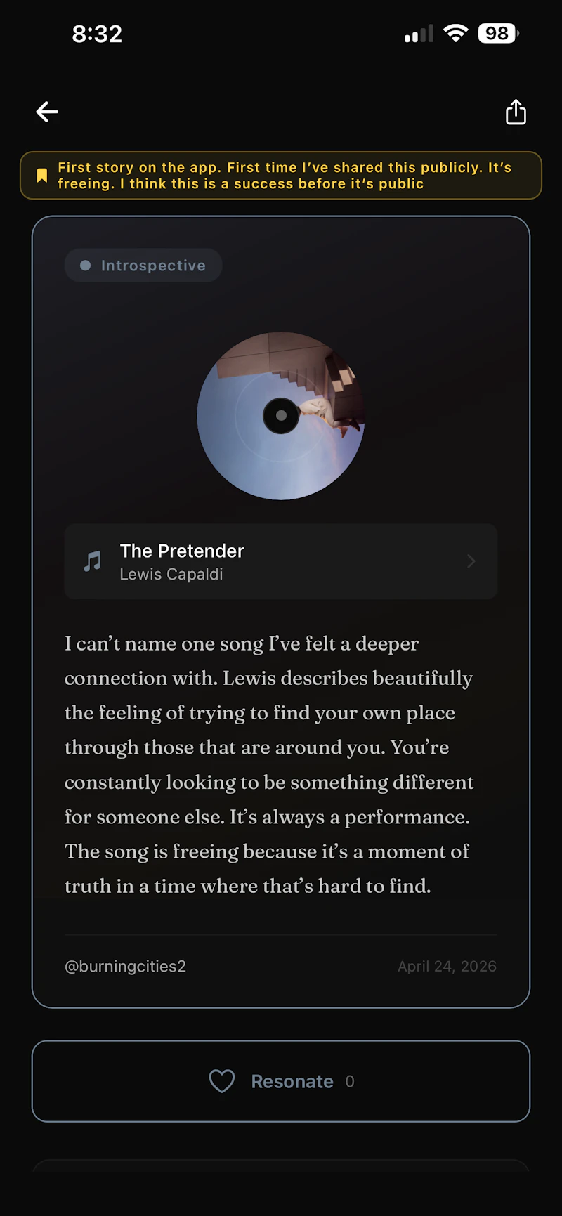 Musaic - musical connections.  screenshot 1