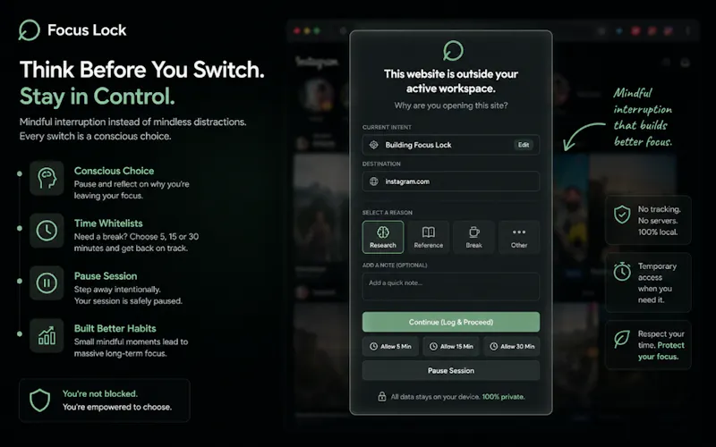 Focus Lock screenshot 2