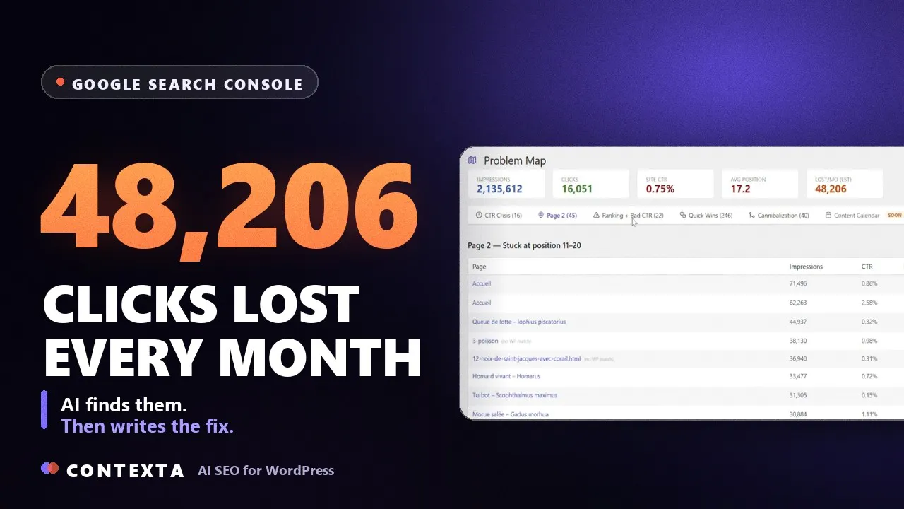 Contexta — AI SEO Editor for WordPress gallery image