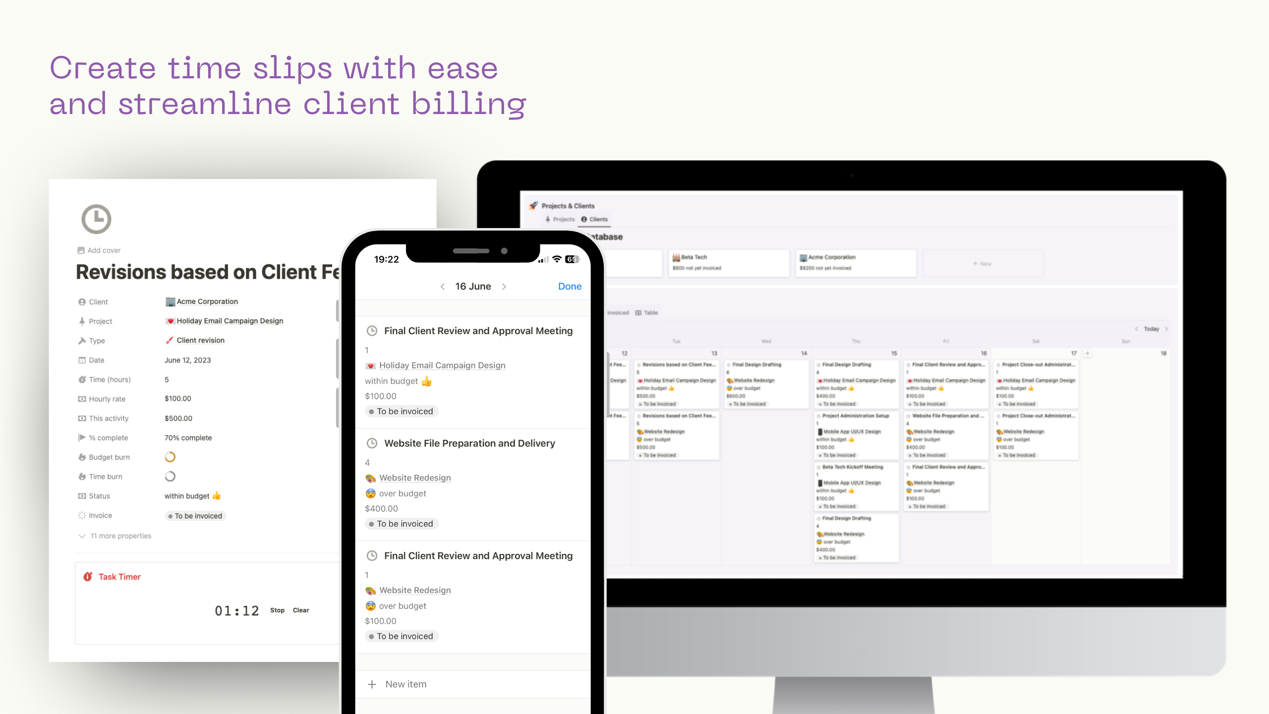 Time Tracking Tool for Freelancers gallery image