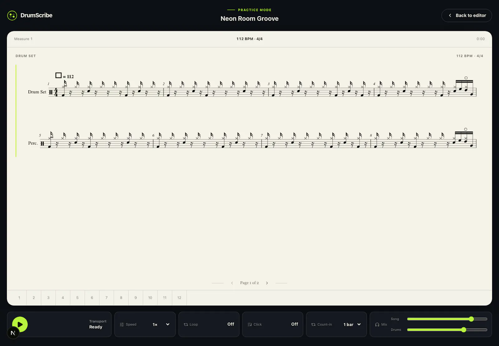 DrumToScore screenshot 3