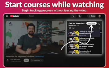 TrackMyCourse - YouTube Playlist Tracker gallery image