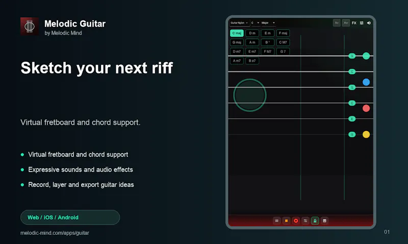 Melodic Guitar screenshot 1