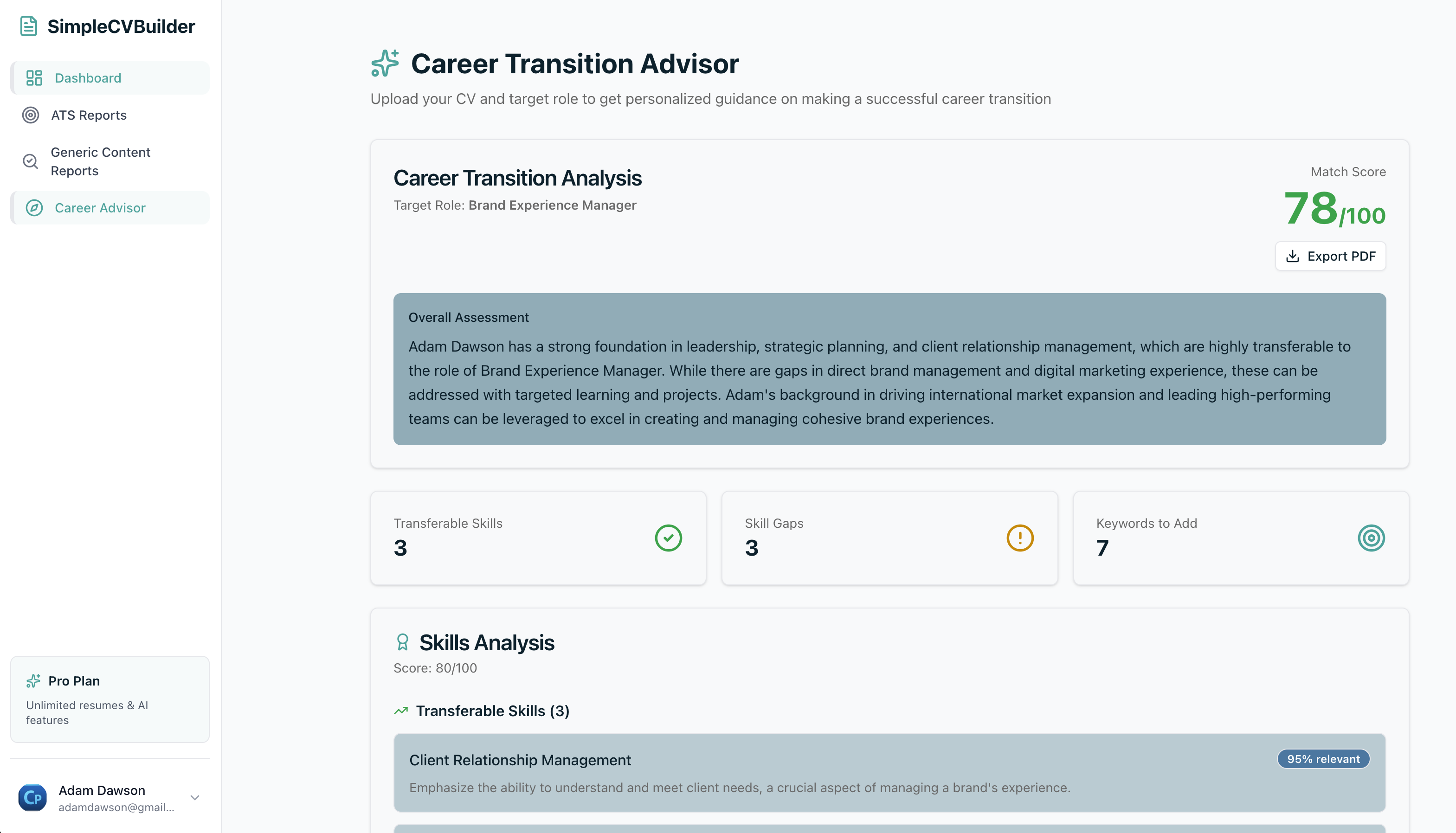 SimpleCVBuilder gallery image
