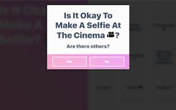 Is it okay to make a selfie? 📸 media 2