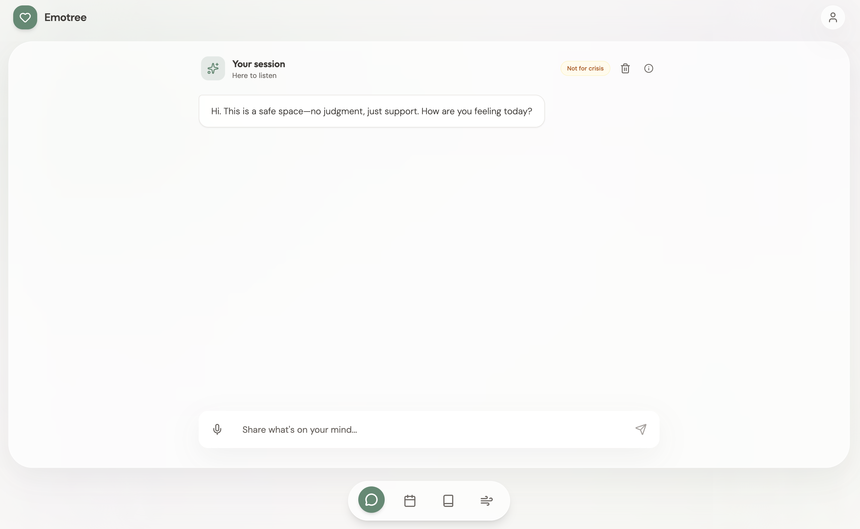 Emotree - Main product screenshot demonstrating key features and user interface