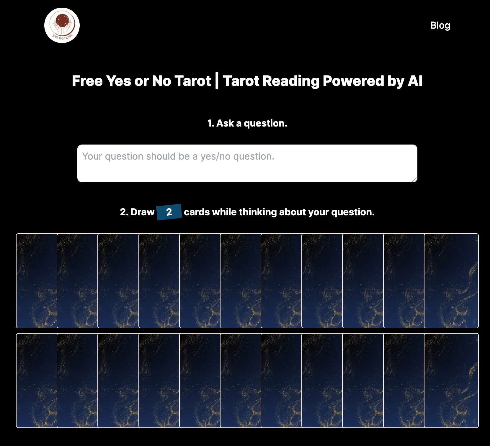 AI yes-or-no tarot reader media 1